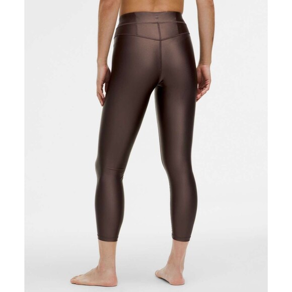 Lululemon Pants - Lululemon Satin Shine High-Rise Tight 25" Espresso Brown Size 6 / W5GKAS $118
